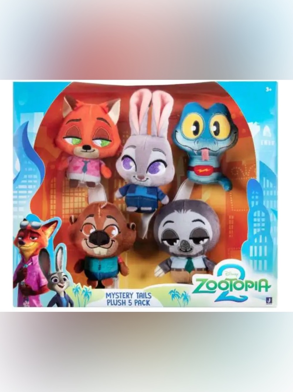 Disney's Zootopia Mini Plush 5-Pack - Multicolor